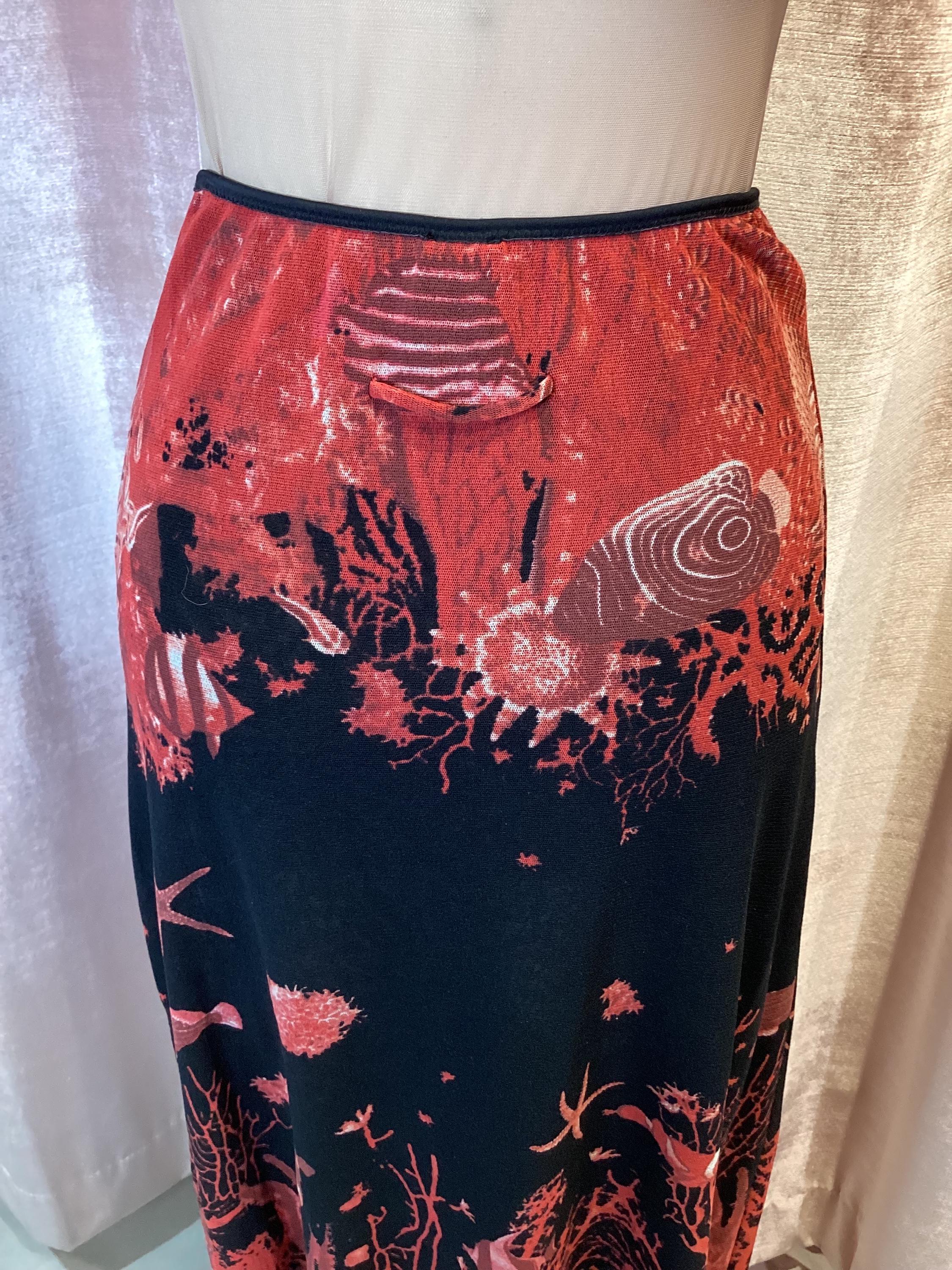 Vintage Y2K 90s Jean Paul Gaultier Soliel Starfish Coral