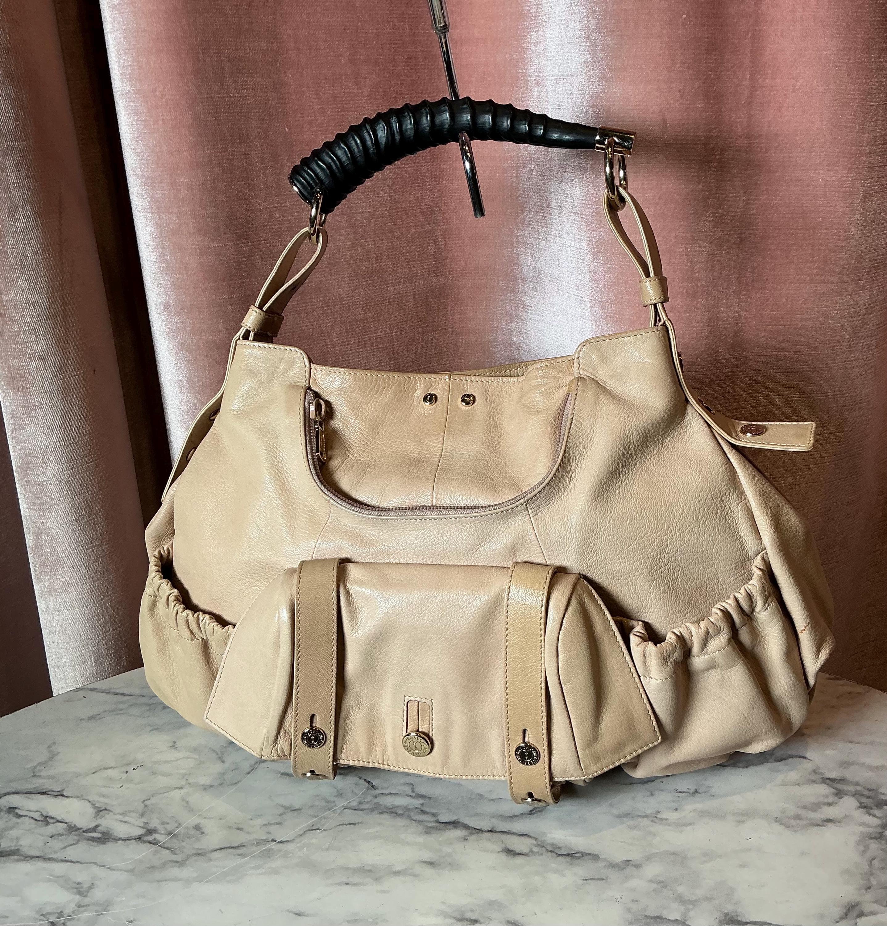 Vintage 2000s YSL Mombassa Leather Cargo Shoulder Bag - Etsy