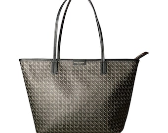 トリー・バーチ ラージレザー エマーソン トートバッグ ムースブラウン