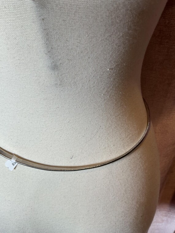 Vintage 1970s Skinny Metal Disco Gold Stretch Belt - Etsy display picture 1