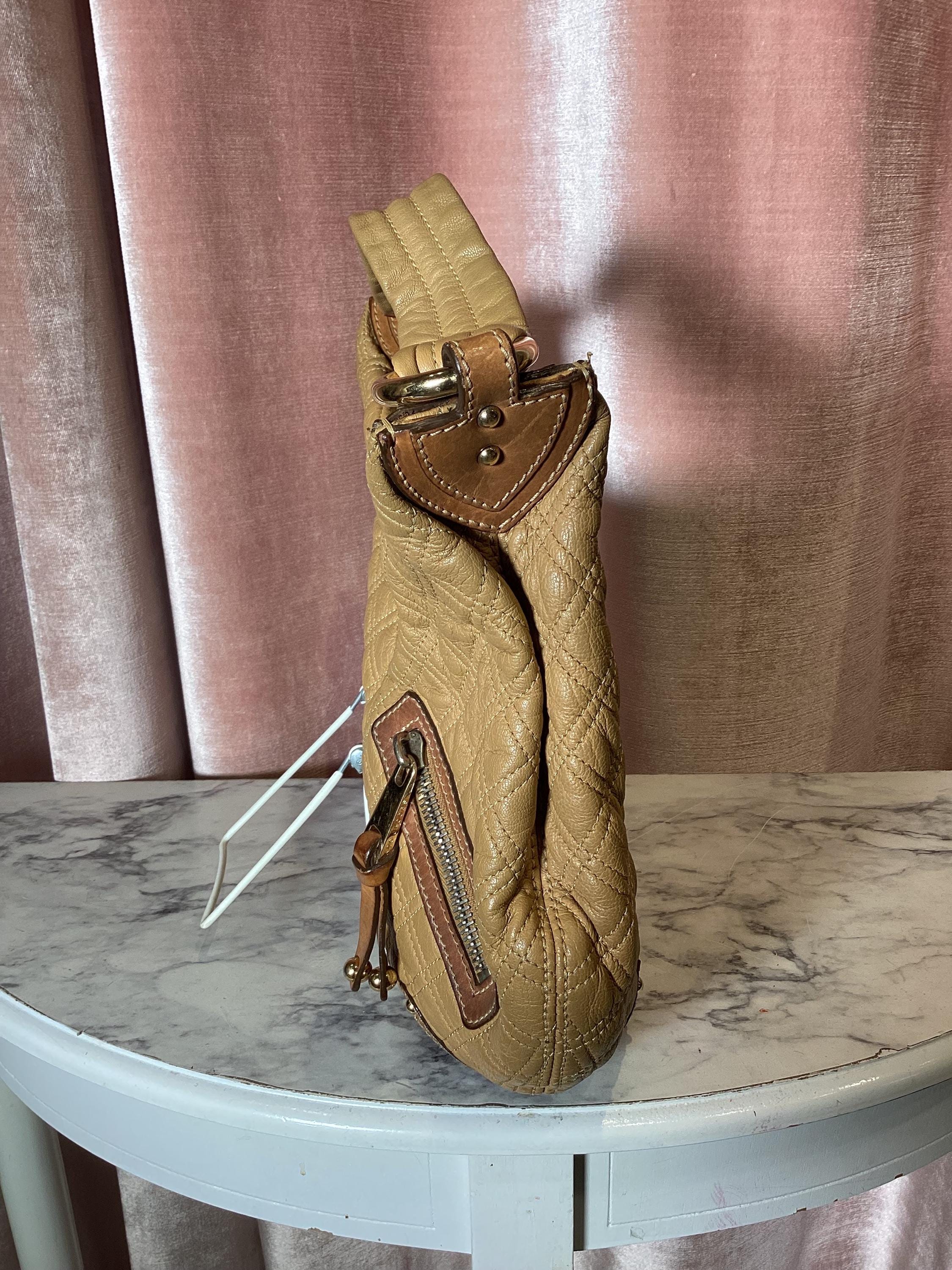 Y2K Marc Jacobs Leather Quilted Banana Hobo Bag - Etsy