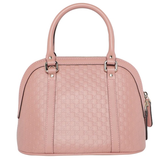 Gucci Guccisma Mini Dome Leather Monogram Top Handle