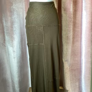Vintage Y2K 90s Jean Paul Gaultier Classique patchwork double mesh maxi Skirt - medium