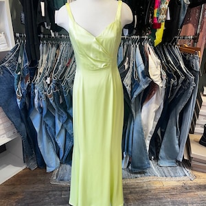 Vintage y2k Donald Deal silk gown