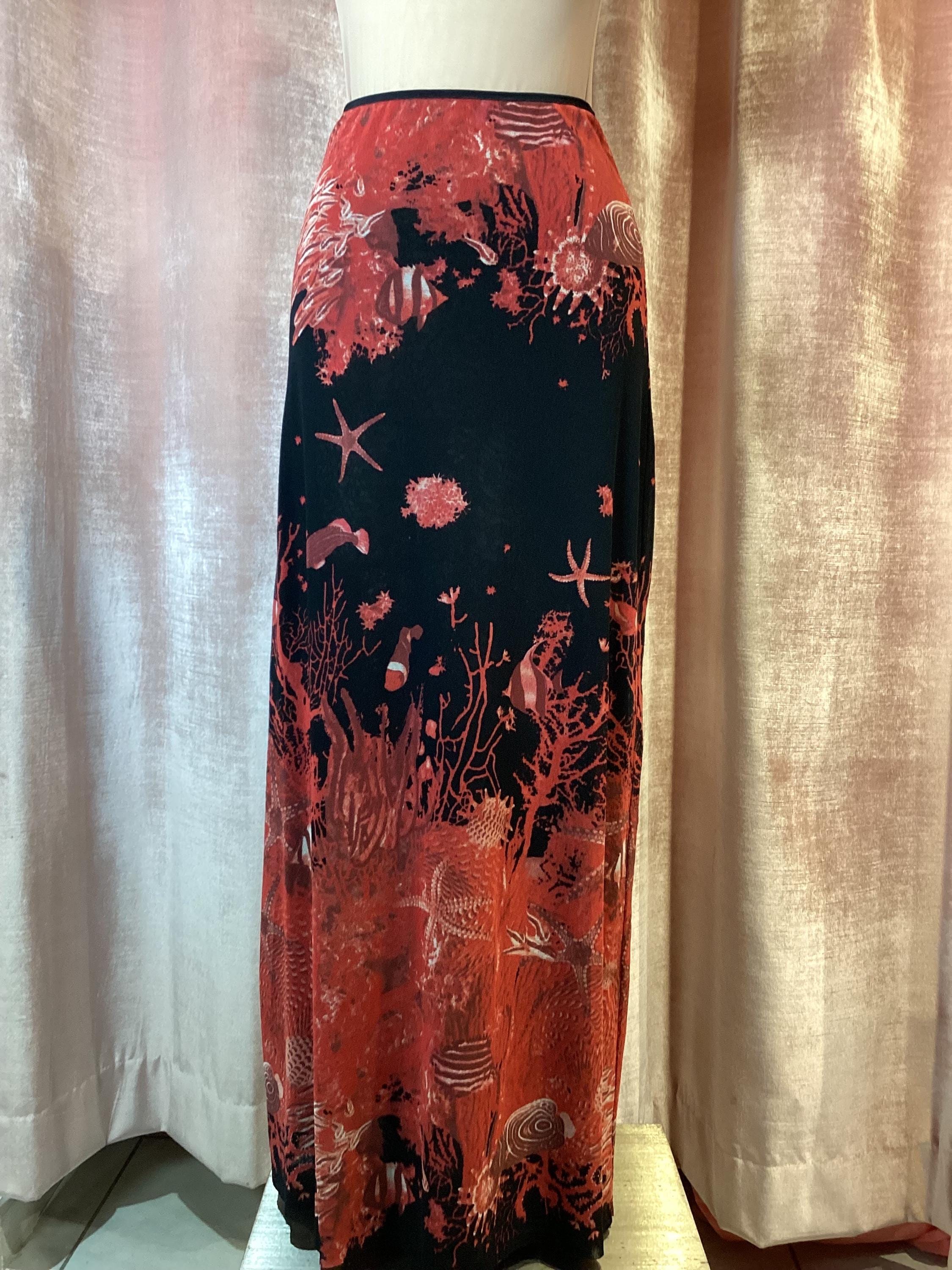 Vintage Y2K 90s Jean Paul Gaultier Soliel Starfish Coral