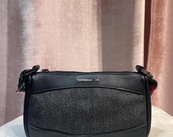 グッチGUCCI ヴィンテージ スクエアトゥ ストラップ　ブラック Y2K GUCCI(グッチ) 80's vintage suede boston bag ヴィンテージ