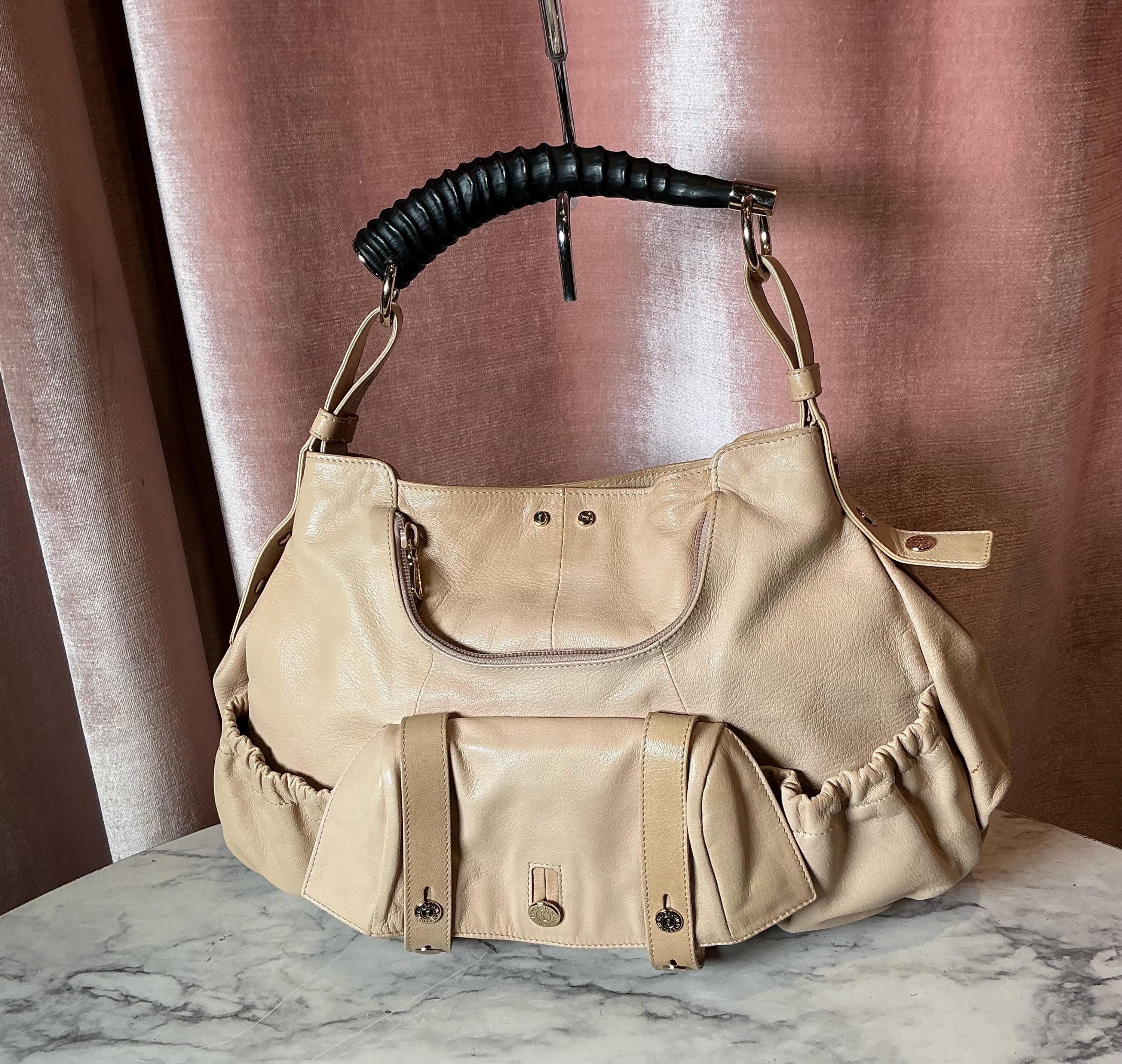Yves Saint Laurent モンバサ 2000s mombasa Vintage 2000s YSL Mombasa Leather Cargo Shoulder Bag - Etsy