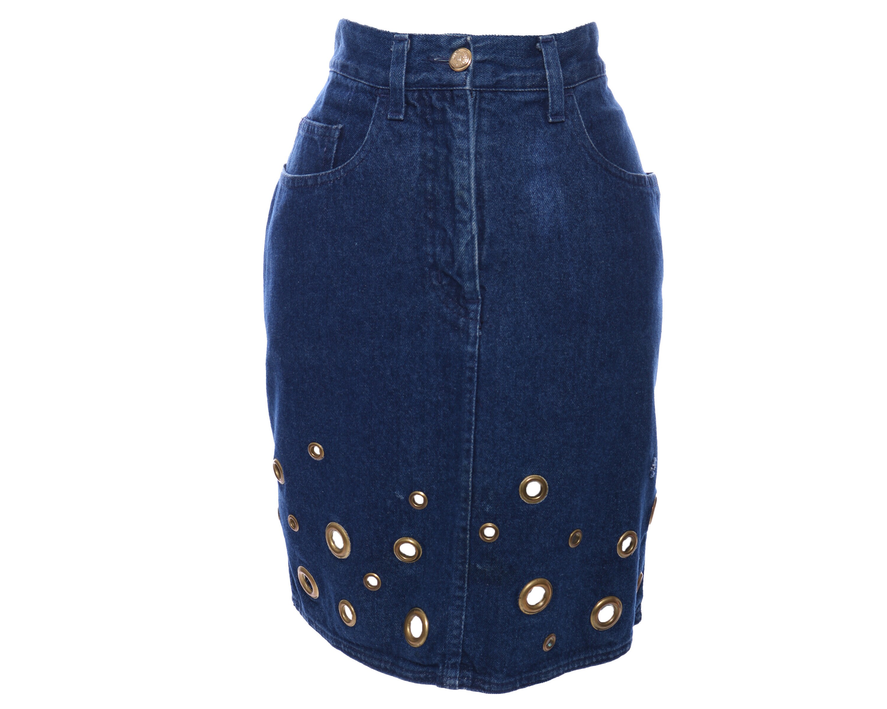 スカート Moschino Denim skirt Moschino Denim Mini Skirt | Blue | FARFETCH