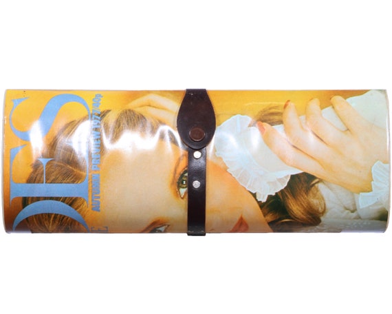 Vtg 70s MAGAZINE Novelty Bridal CLUTCH Editorial P