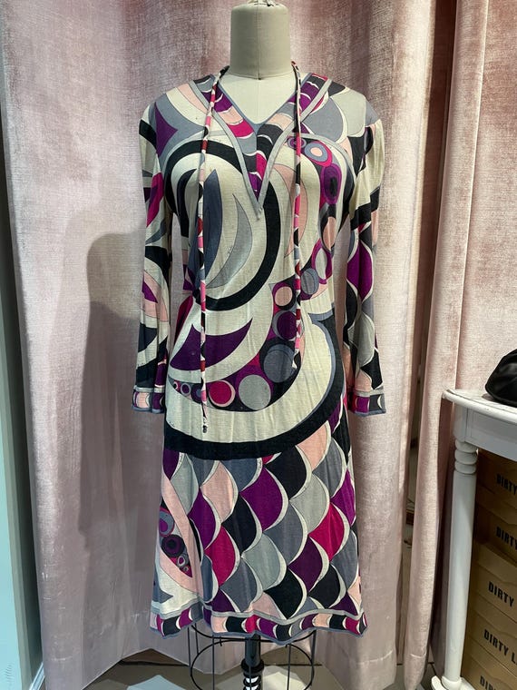 EMILIO PUCCI チュニック FASHION COLLECTION BY EMILIO PUCCI BEACHWEAR PAJAMAS IN SILK ; 27