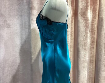 princess polly baby blue dress 90s Victoria's Secret Brocade Teddy | M