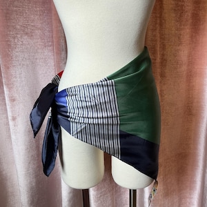 Bloc de couleur géométrique audacieux vintage bleu vert rouge noir style moderne du milieu du siècle