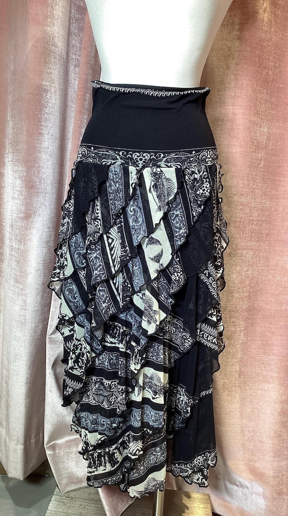 【JEAN PAUL GAULTIER】レイヤードバックルリブコットンドレス Jean Paul Gaultierアウトレット：ドレス レディース - ブラック