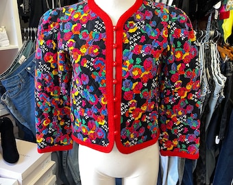 Vintage 70s Yves Saint Laurent quilted jacket