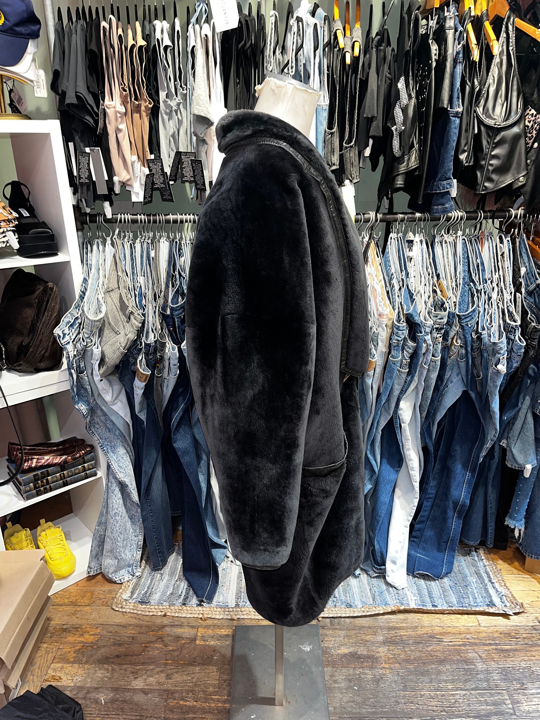 Vintage 80s Gianni Versace Shearling Jacket - Etsy