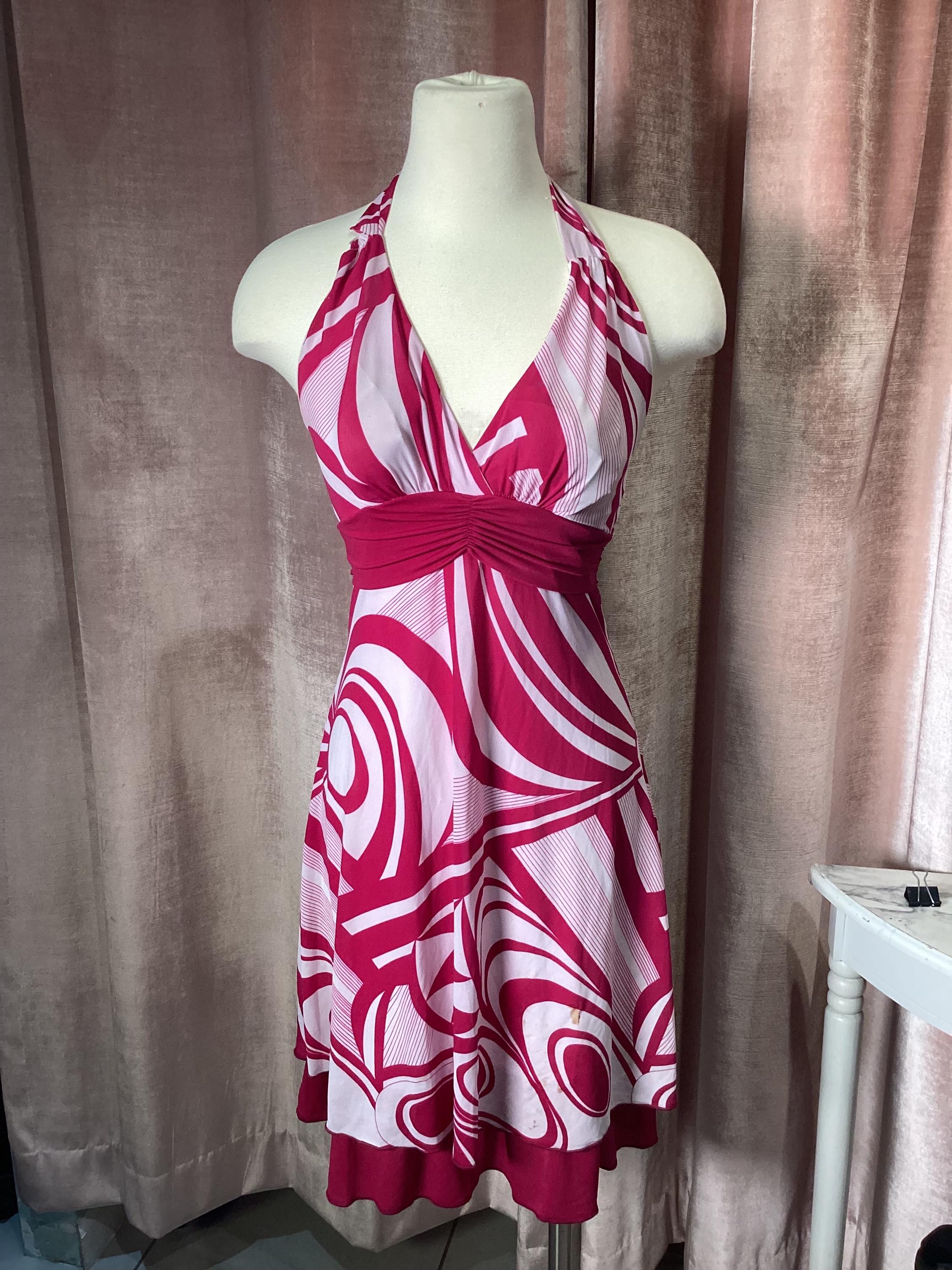 Vintage Y2K Halter Neck Mini Dress - Etsy Vintage Y2K Halter Neck Mini Dress - Etsy