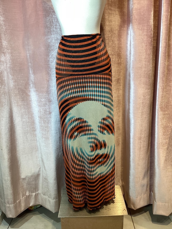 Vintage Y2K 90s Jean Paul Gaultier Soliel Maille Face Optical
