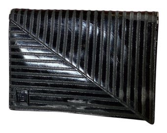 Vintage Black Patent Leather Fendi Crossbody Bag - Etsy display picture 2