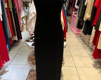 Robe de soirée longue formelle droite Jones New York de l'an 2000
