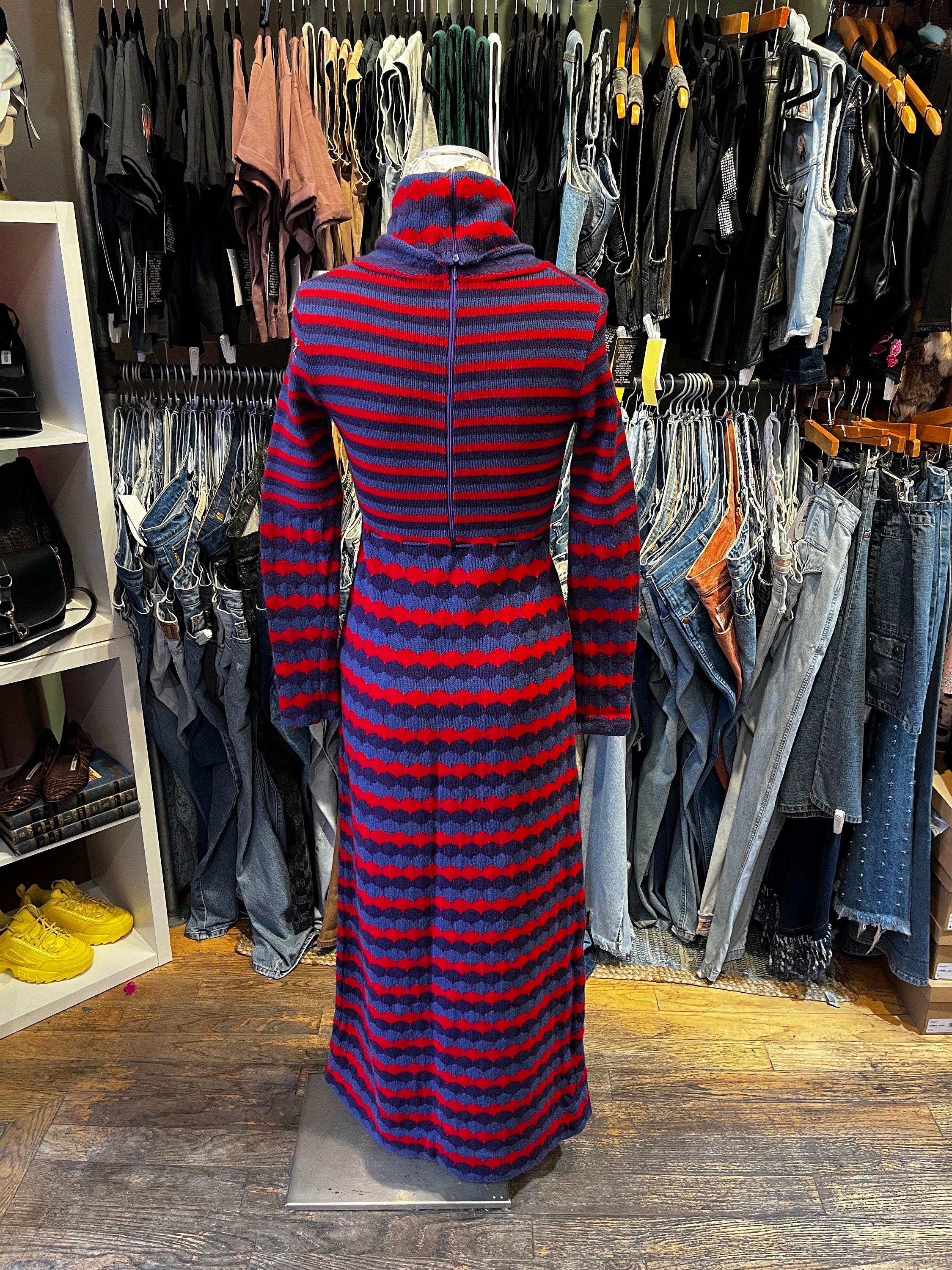 トップス 70s Nordstrom 3D Knit ! Vintage Coogi Classic Rococo Vaporwave Pattern Multicolor Sweater