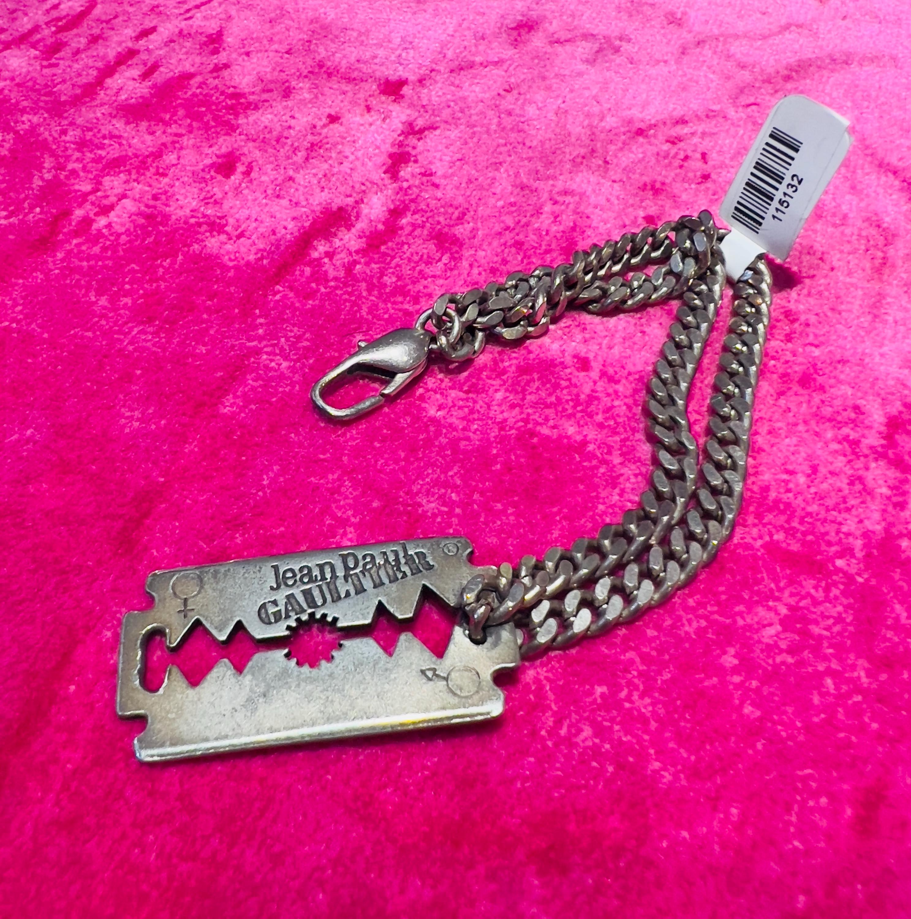 Vintage Y2K Jean Paul Gaultier Silver Bracelet - Etsy