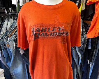 Vintage y2k HARLEY DAVIDSON Pin-Up Biker T-Shirt