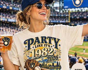 2026 Brewers National League Champions Shirt, Vintage Baseball Graphic Tee, Retro Washed Brewers T-Shirt, Milwaukee Baseball Fan Gift