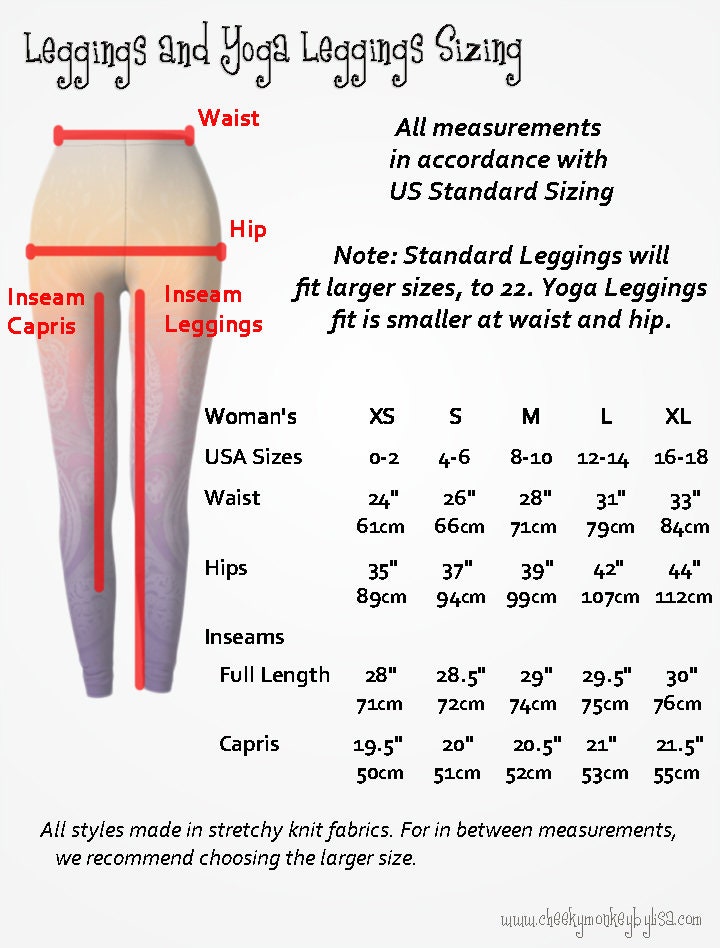 Long Yoga Leggings in Blues, Original Art Leggings, Fold Over Waist