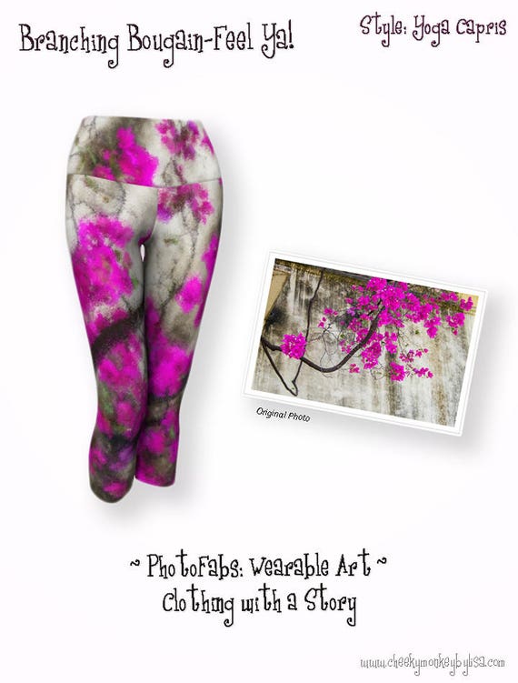 Luggage Tags Retro Yoga Leggings Capri 3//4 Length Low Waist