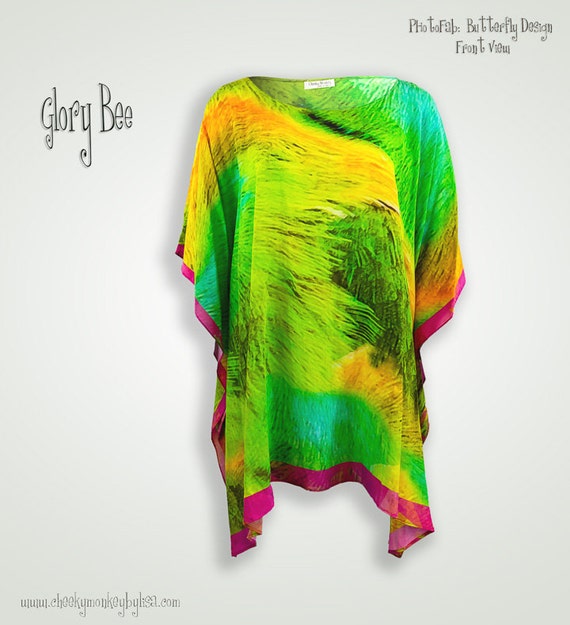 lime green beach cover up