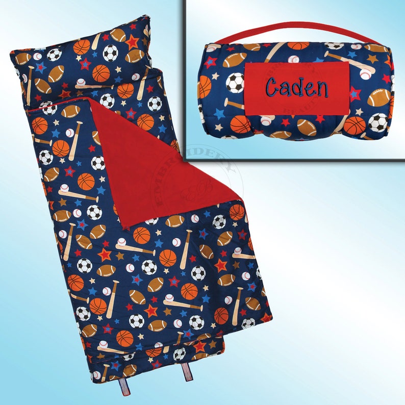 Sports Nap Mat All Over Printed Personalized And Etsy