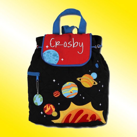 Items similar to Quilted Backpack Personalized and Embroidered