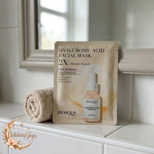 20 pieces BIOAQUA Hyaluronic Acid Centella colágeno vitamina C mascarilla Facial hidratante refrescante