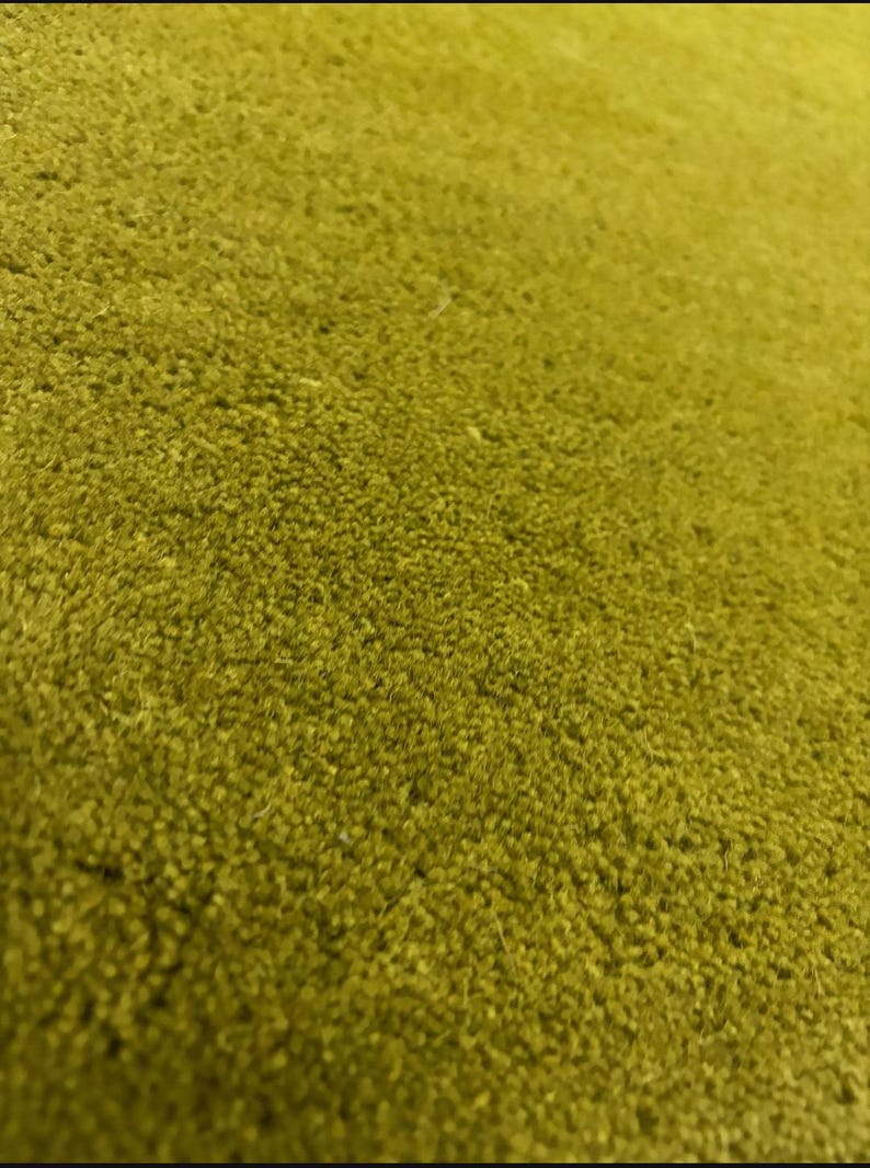 Green Solid Pattern Rug Olive Green Area Rug, Solid Green Rug, Modern Minimalist Rug, Soft ...