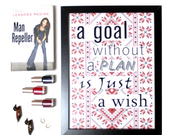 Affiche de citation imprimable inspirante rouge et noire devise de la vie pour la décoration de bureau comme une citation de motivation d'art graphique idéale comme cadeau de graduation