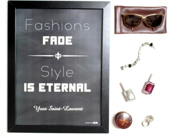 Affiche de citation imprimable, excellent cadeau pour la décoration de chambre des amateurs de mode et de style comme devise de vie inspirante, art de bureau comme cadeau imprimable pour les adolescents