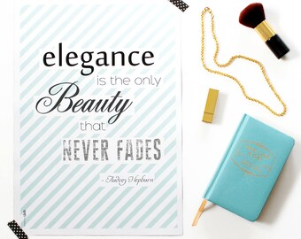 Affiche de citation imprimable de mode, superbe décor inspirant pour une nouvelle maison comme cadeau de pendaison de crémaillère d'impression de typographie pour le bureau des femmes à la mode