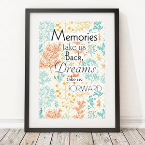 Inspiring Printable Quote Poster Life Motto for Teen Room Decor as a ...