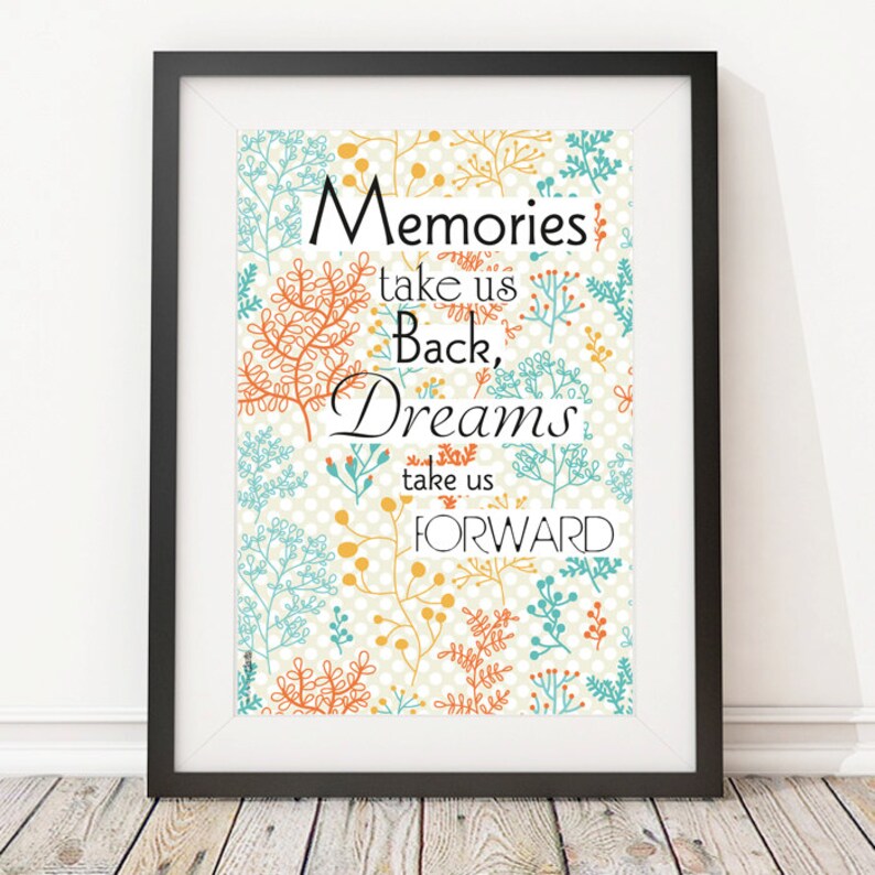 Inspiring printable quote poster life motto for teen room | Etsy