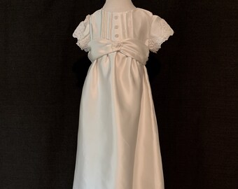 Lovely little baby girl Christening dress - Ready made or made from YOUR wedding dress.