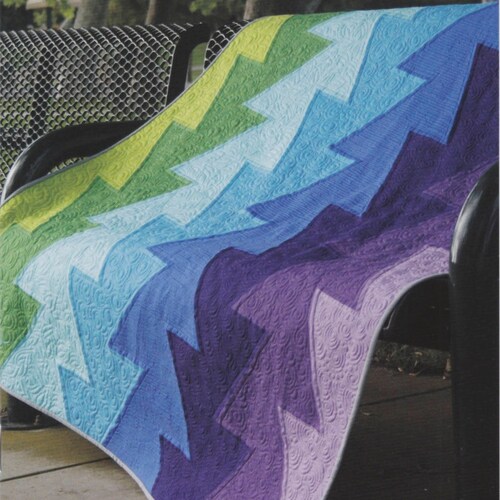 Northern Lights Jaybird Quilts DIY Quilt Pattern 5 Sizes Etsy