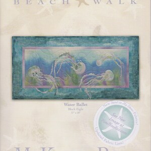 Beach Walk, McKenna Ryan, Quilt Block Series, Water Ballet, Block 8, DIY Jellyfish image 1