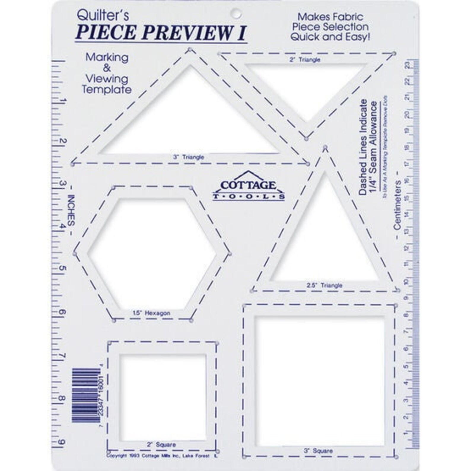 Quilter's Piece Preview I DIY Quilting Sewing Cottage Etsy