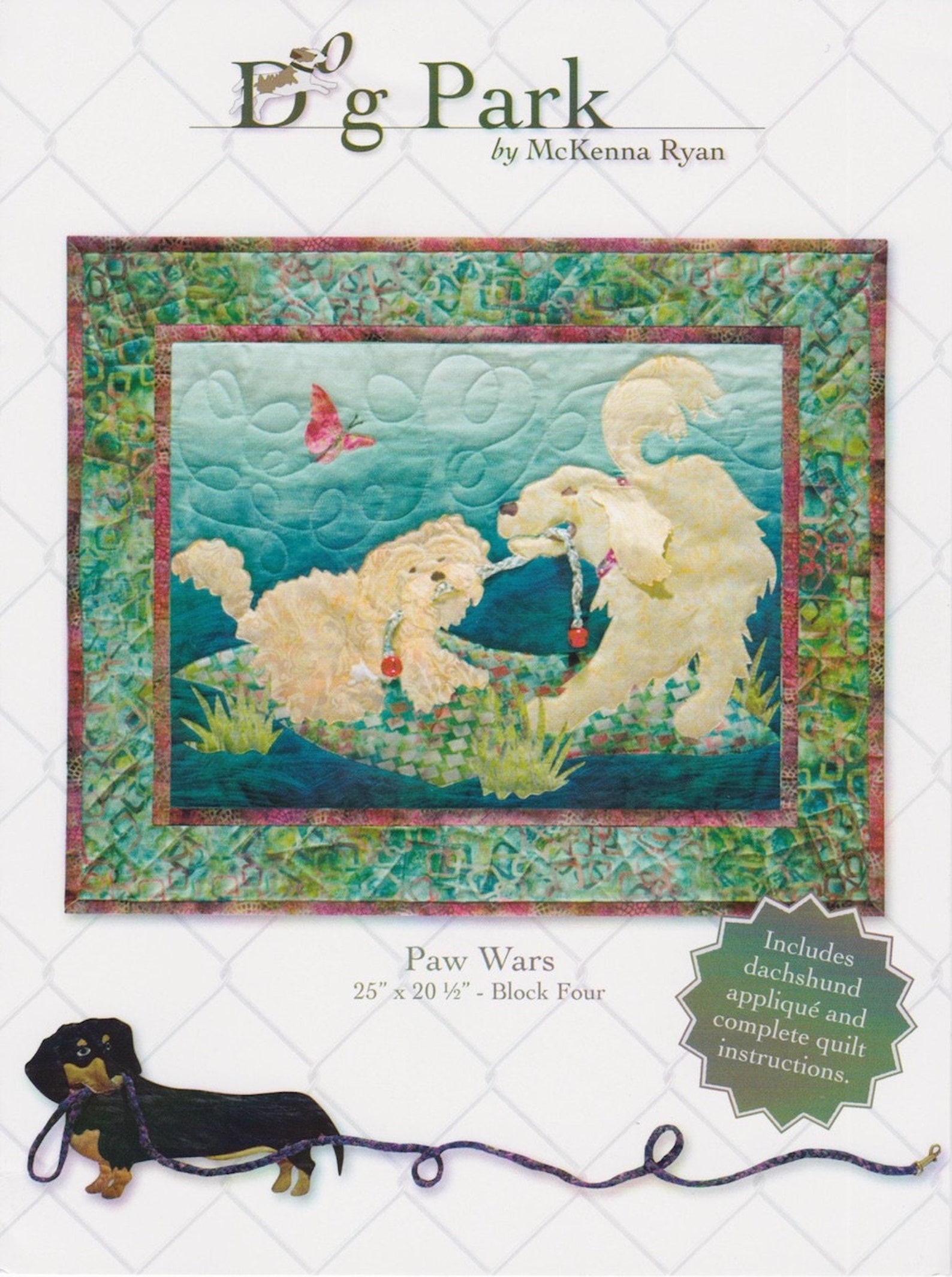 Paw Wars Mckenna Ryan Dog Park Quilt Pattern Series Block Etsy