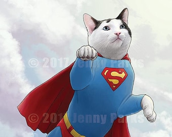 Supercat 8.5"x11" Print