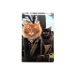 Meowtlander Fridge Magnet