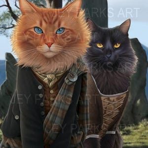 Meowtlander 8.5&quot;x11&quot; Print