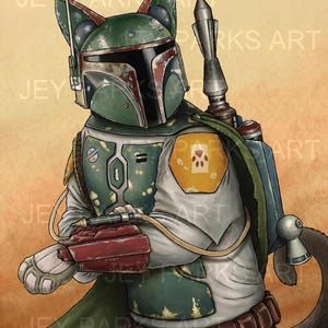 Boba Catt 11x17 Poster