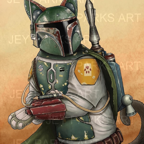 Boba Catt 11x17 Poster