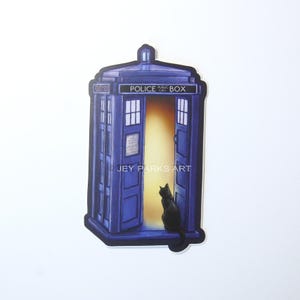 Paws Through Time and Space Sticker